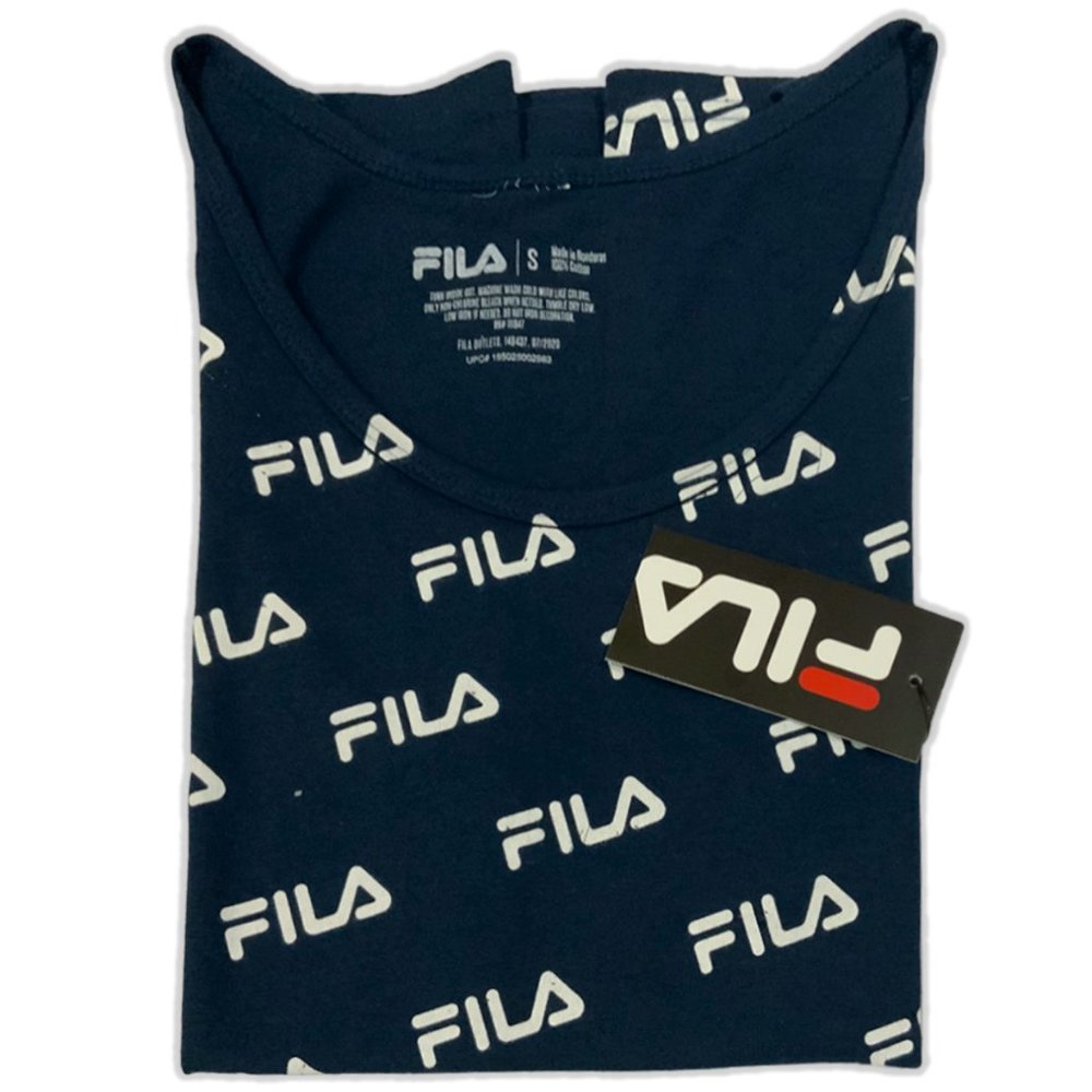 NWT FILA MEN NAVY BLUE SLEEVELESS TANK TOP T-SHIRT SIZE M - Picture 5 of 5